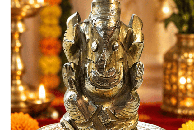 Pyrite Ganesh Ji Idol